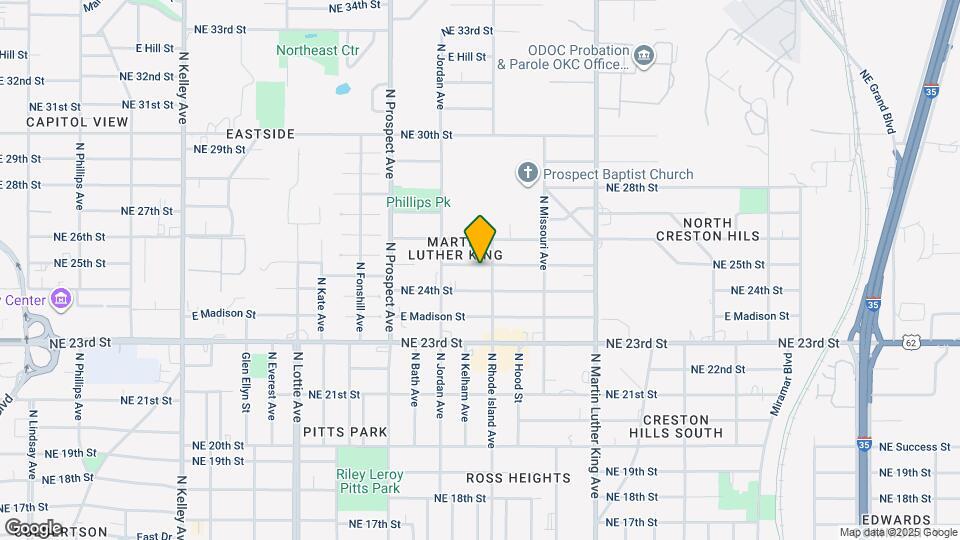 1712 NE 25th St Map and Location Details