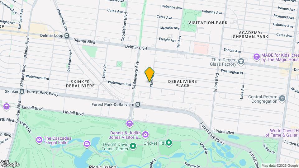 5653 Waterman Blvd Mapa y Detalles de la Ubicación