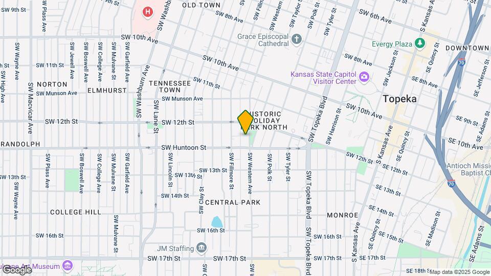 1227 SW Western Ave Map and Location Details