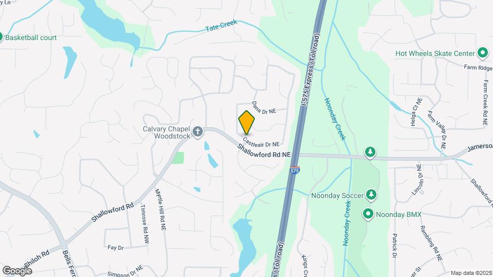 333 Castleair Dr NE Map and Location Details