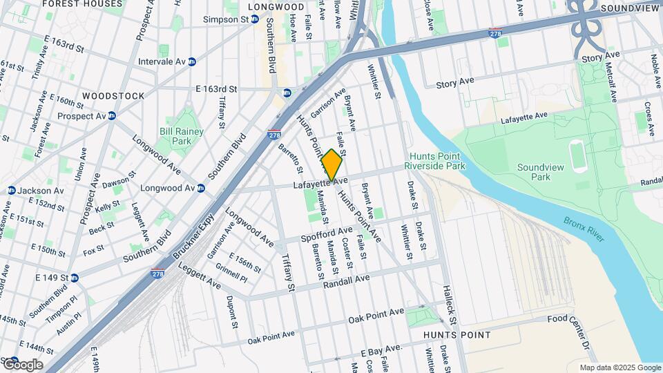 1274-1276 Lafayette Map and Location Details