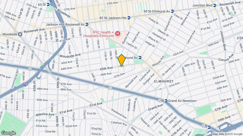 79-12 45th Ave Mapa y Detalles de la Ubicación