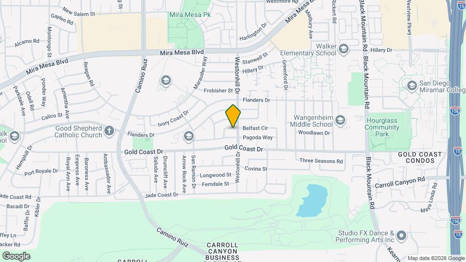 8733 Belfast Cir Map and Location Details