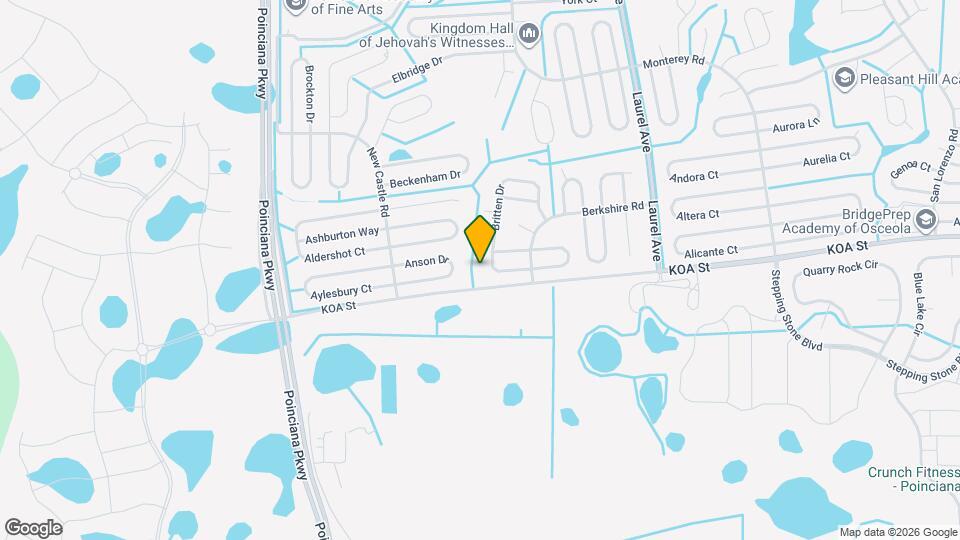 419 Britten Dr Map and Location Details