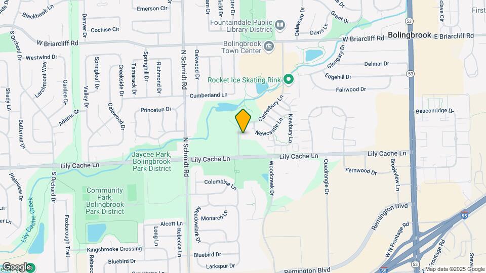 256-280 Canterbury Ln Map and Location Details