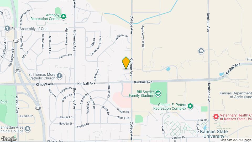 2211 College Ave Map and Location Details