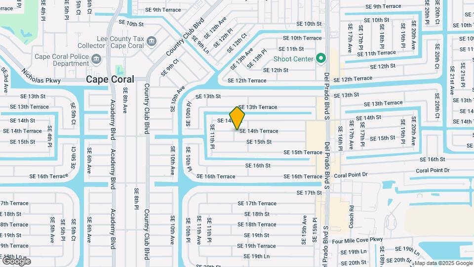 1202 SE 14th Terrace Map and Location Details