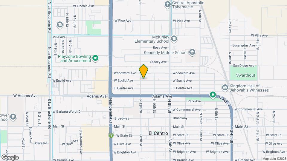 1074 W Euclid Ave Map and Location Details