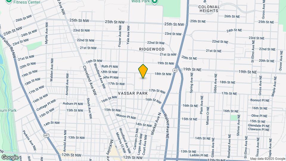 1732 Harvard Ave NW Map and Location Details