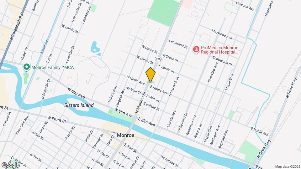 7 E Noble Ave Map and Location Details