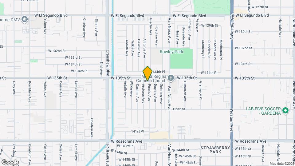 13513 Purche Ave Map and Location Details