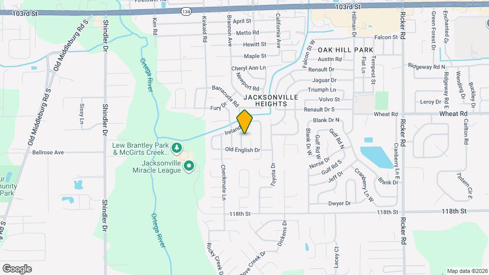 6069 Anglia Dr Map and Location Details