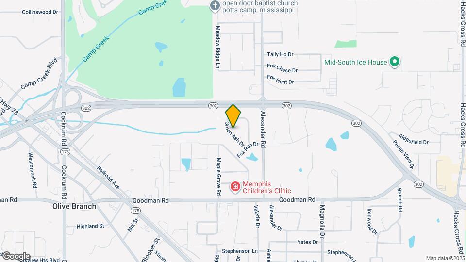 7322 Green Ash Dr Map and Location Details