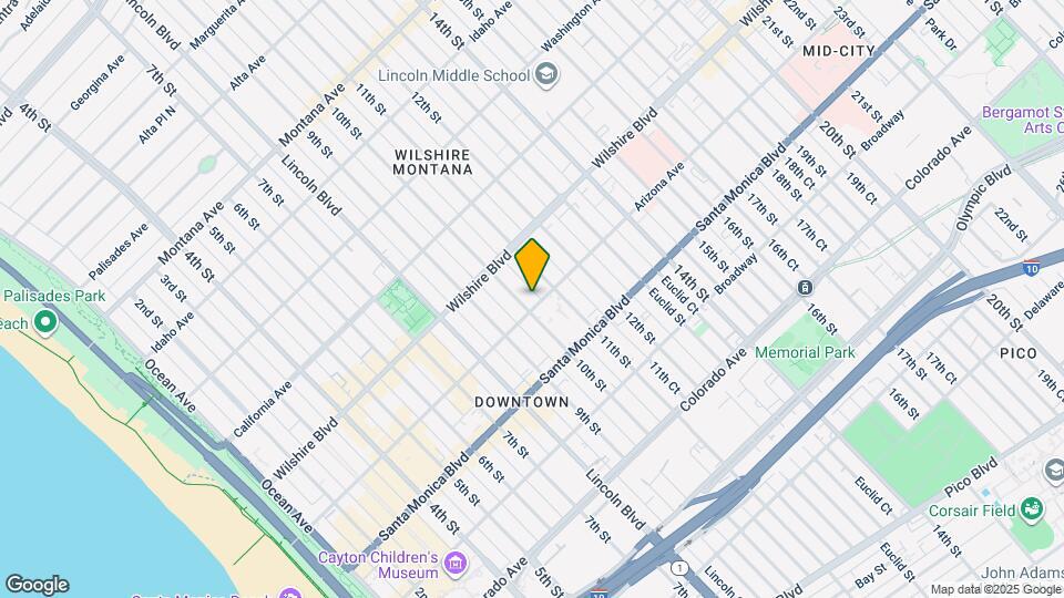 1255 10th St Map and Location Details