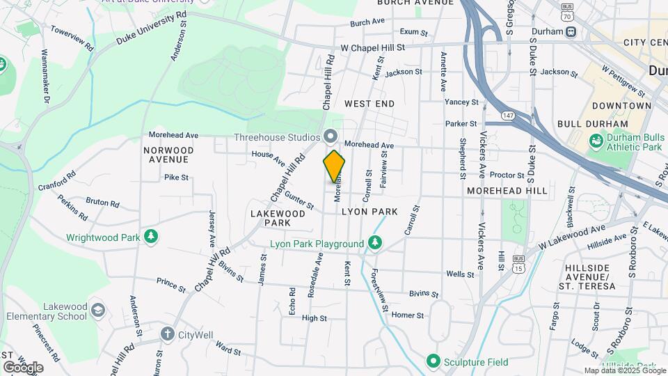 1032 Moreland Ave Mapa y Detalles de la Ubicación