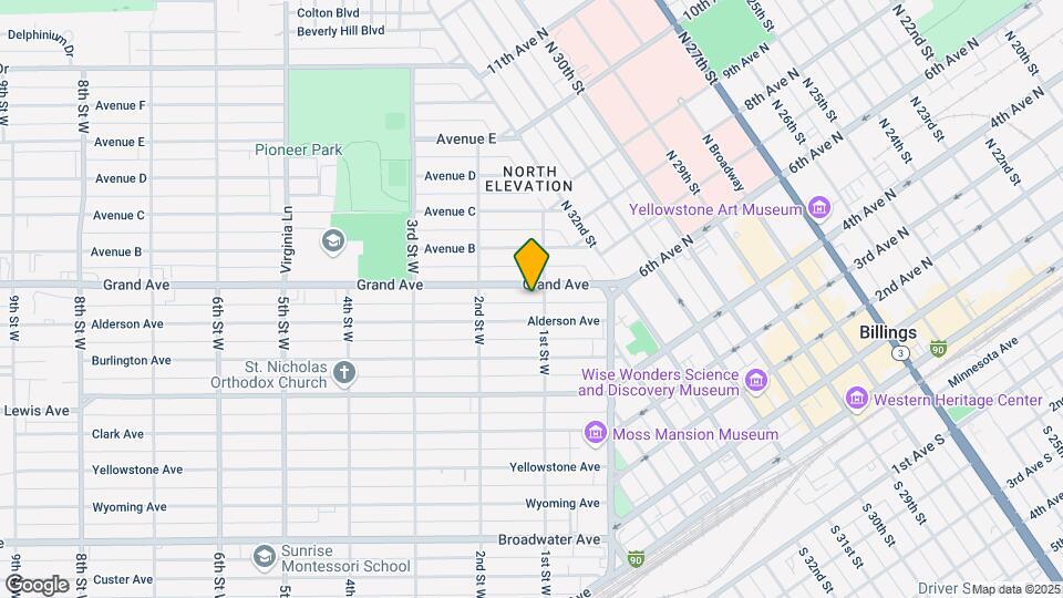 1316 1/2 1st St W Map and Location Details
