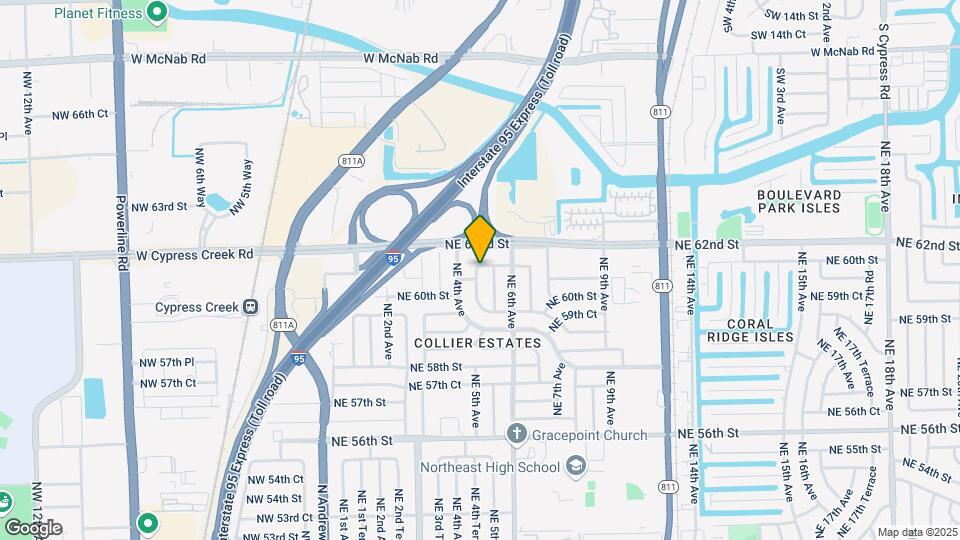 500 NE 61st St Map and Location Details