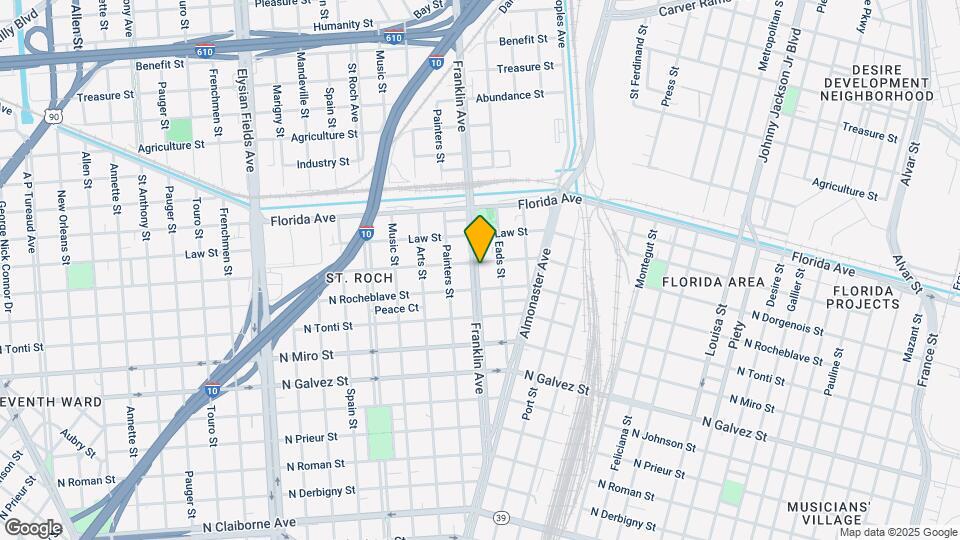 2431 Franklin Ave Map and Location Details