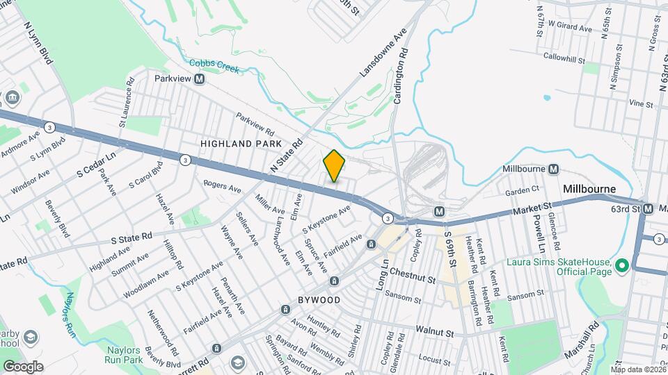 7233 West Chester Pike Mapa y Detalles de la Ubicación