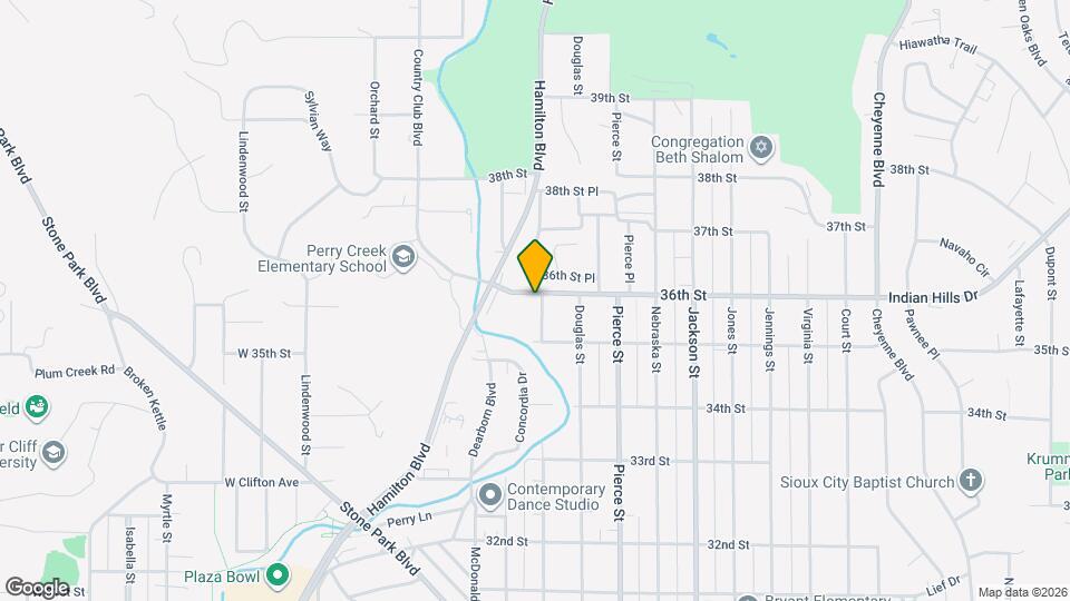 228 36th St Map and Location Details