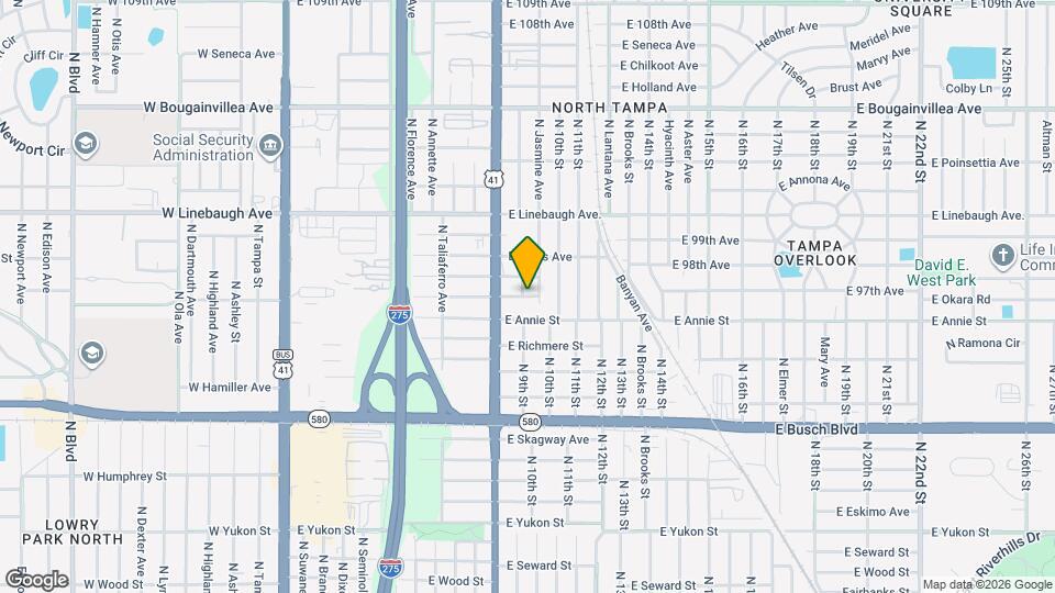 925 S Castle Ct Map and Location Details