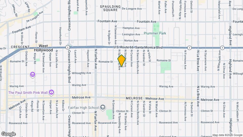 920 N Spaulding Ave Mapa y Detalles de la Ubicación