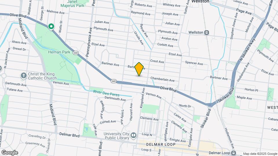 6726 Chamberlain Ave Mapa y Detalles de la Ubicación