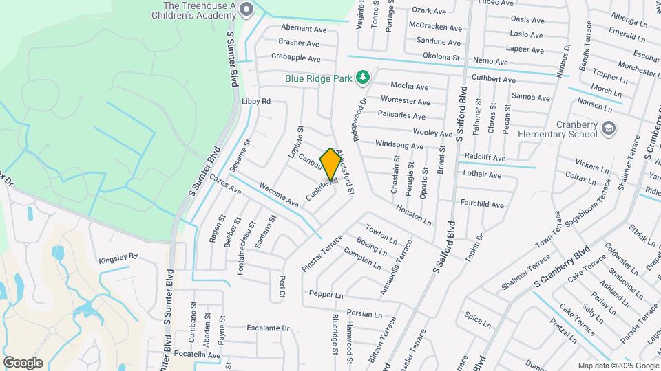 3342 Cunliffe Rd Map and Location Details