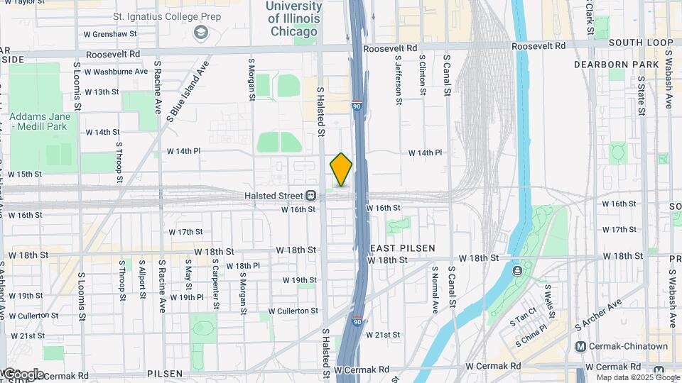 733 W 15th St Map and Location Details