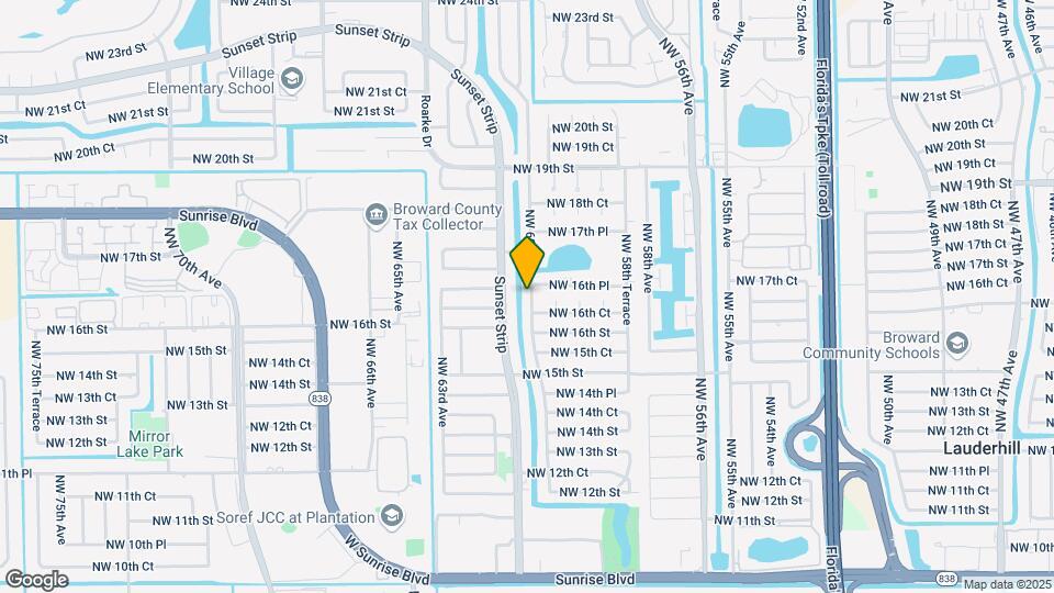 1645 NW 60th Ave Mapa y Detalles de la Ubicación