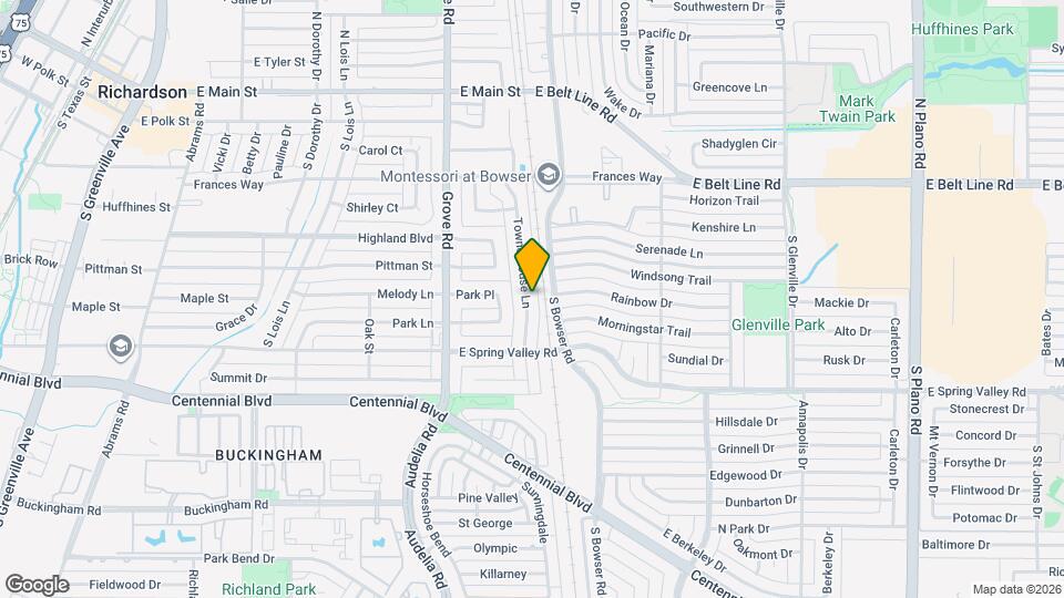 527 Towne House Ln Map and Location Details
