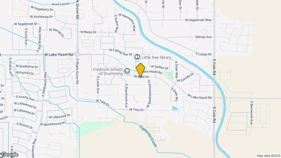 8263 W Orbit Dr Mapa y Detalles de la Ubicación