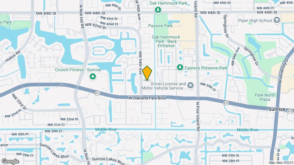 9350 NW 35th Manor Map and Location Details