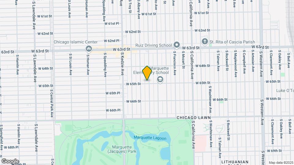 6456 S Whipple St, Unit 1S Mapa y Detalles de la Ubicación
