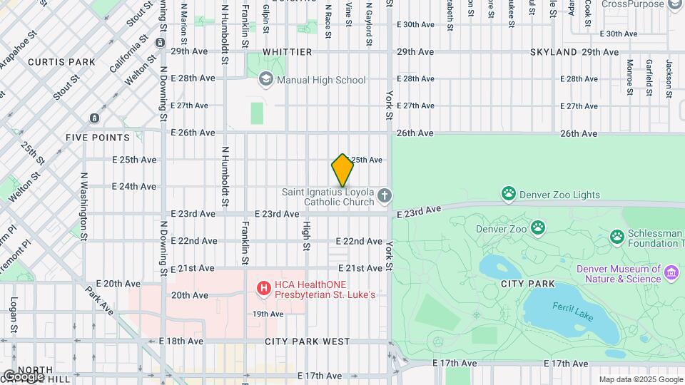 2349 N Vine St Mapa y Detalles de la Ubicación