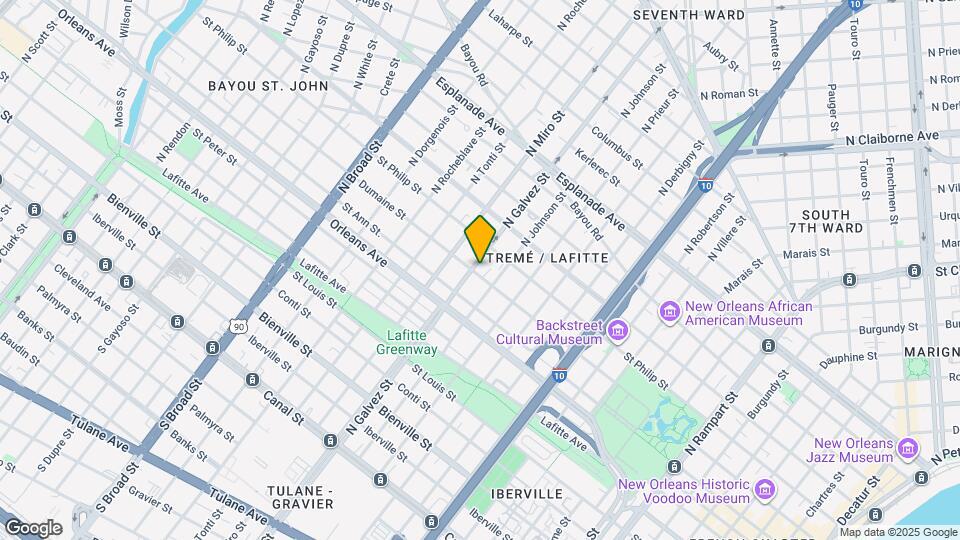 2133 Dumaine St Mapa y Detalles de la Ubicación