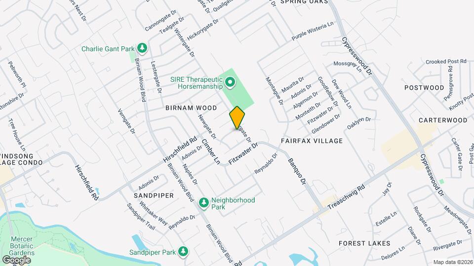 4546 Algernon Dr Map and Location Details