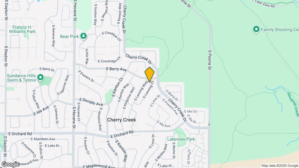 5565 S Lansing Ct Map and Location Details