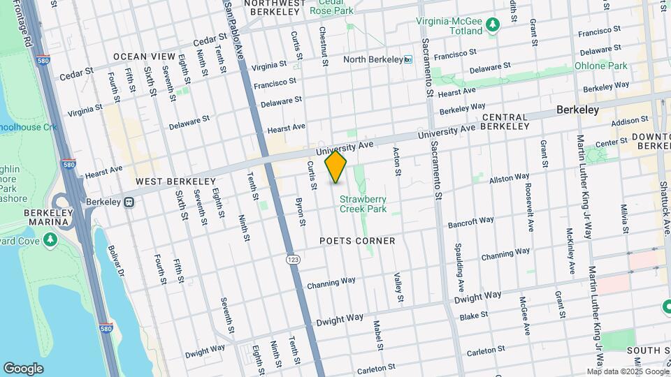 2125 Browning St Map and Location Details