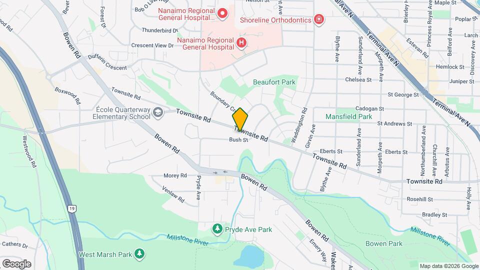 1255 Townsite Rd Map and Location Details