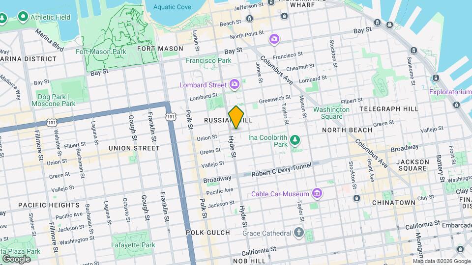 1154 Union St Map and Location Details