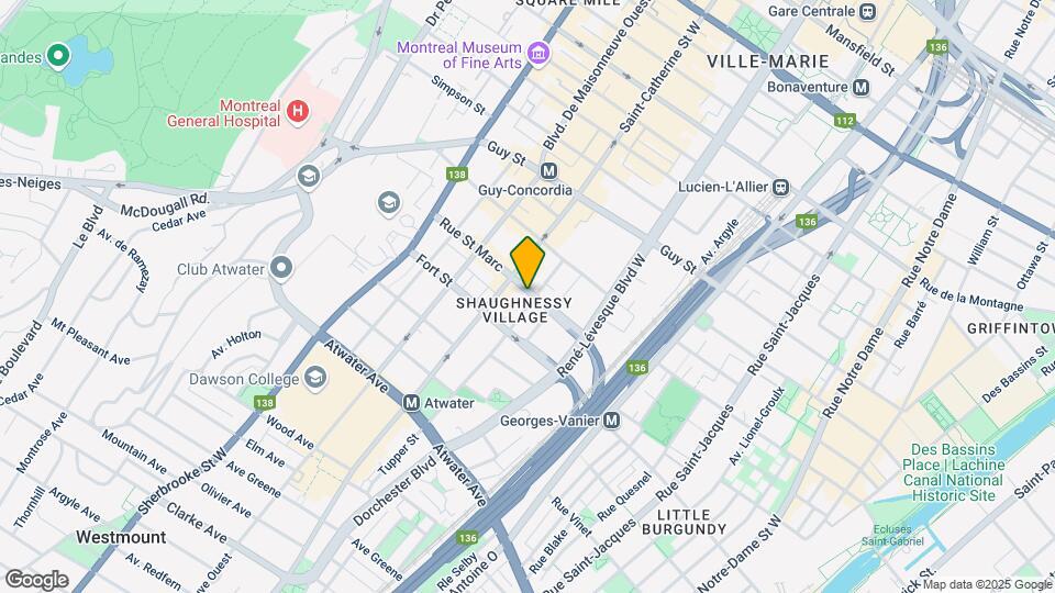 1254 Saint-Marc Map and Location Details