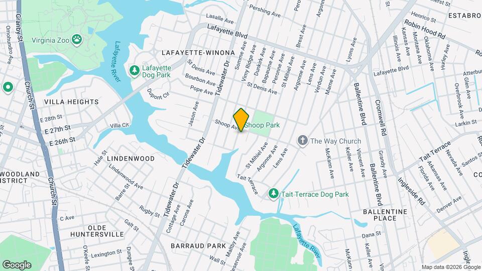 2732 Dunkirk Ave Map and Location Details