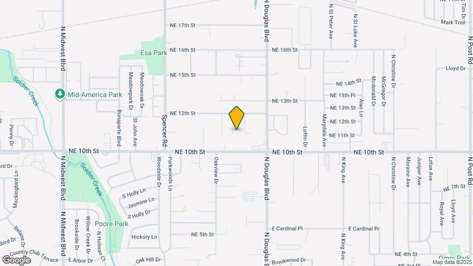 1208 Cathy Ln Map and Location Details