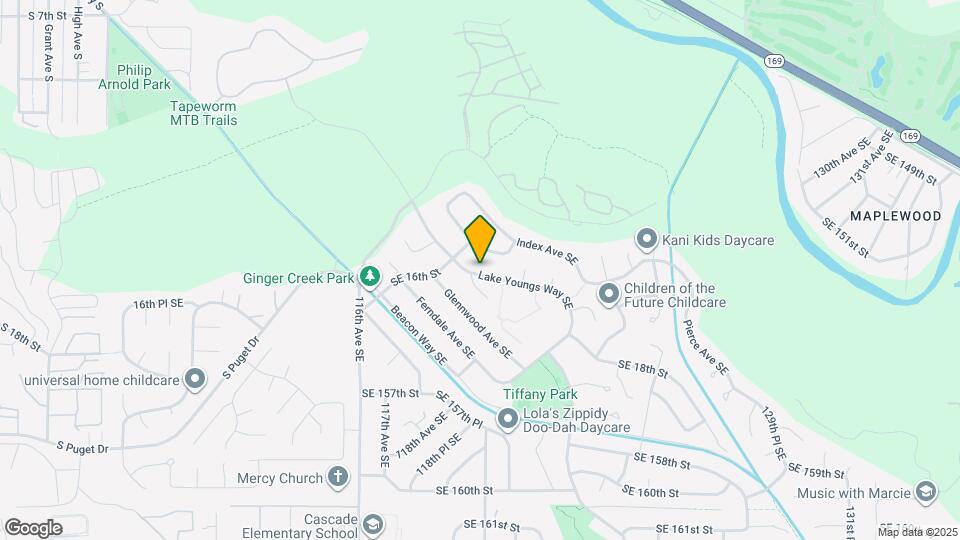 1614 Lake Youngs Way SE Map and Location Details