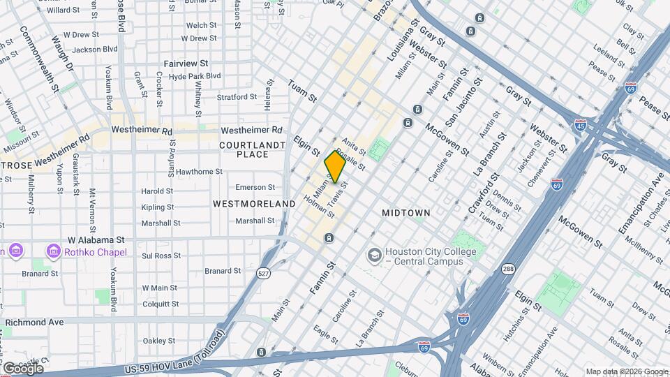 822 Stuart St Mapa y Detalles de la Ubicación