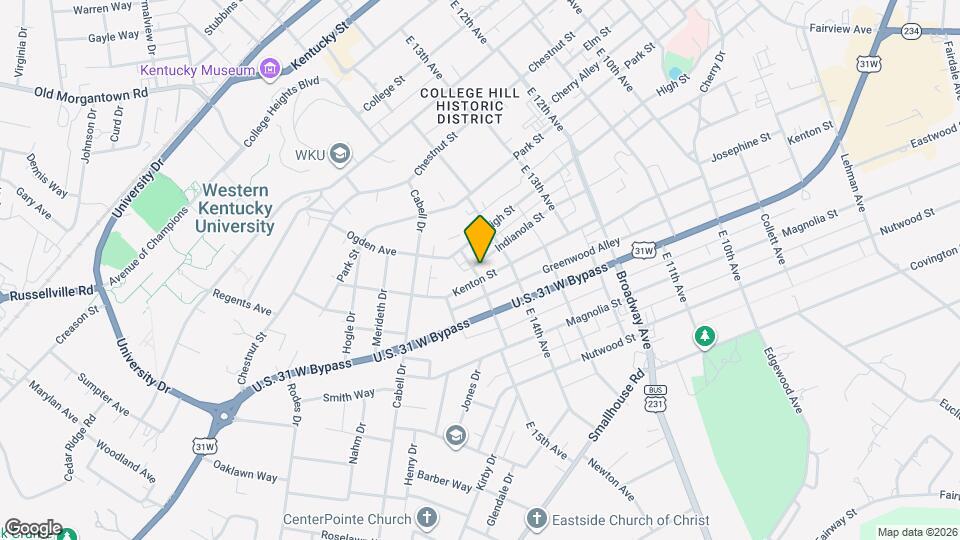 1438 Indianola St Map and Location Details