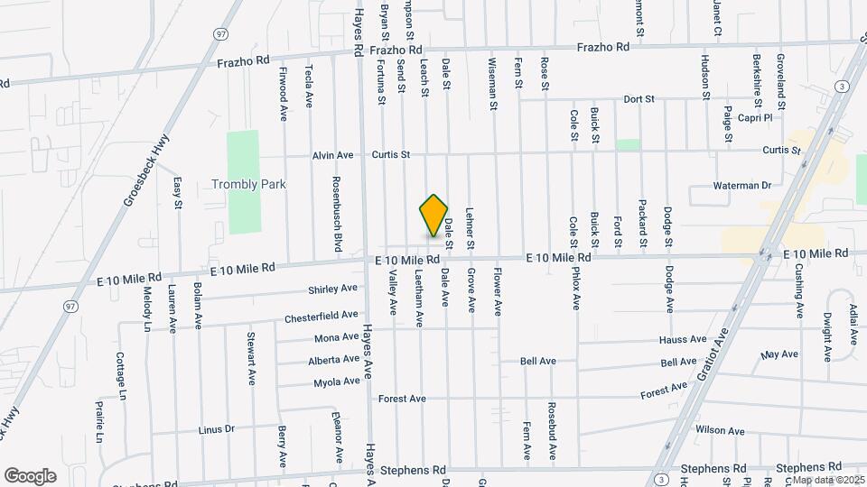 25026 Leach St Map and Location Details