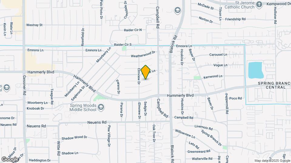 9527 Vilven Ln Map and Location Details