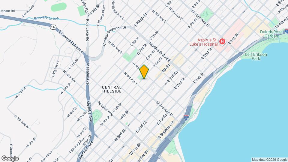 320 E 5th St, Unit 2 Mapa y Detalles de la Ubicación